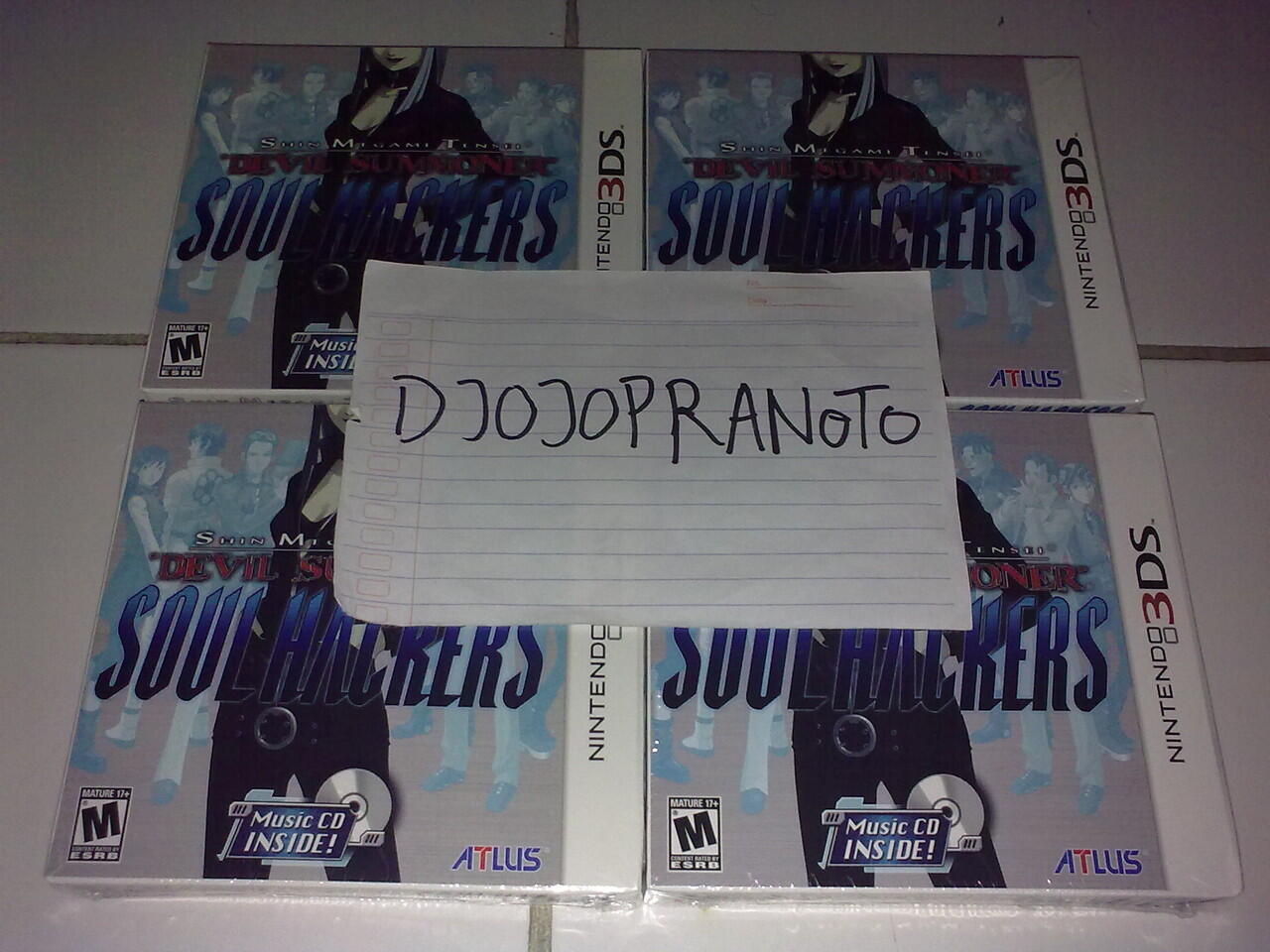 3DS Donkey Kong,S.Megami Soul Hacker,Lego City,Monster Hunter,Luigi Mansion,F Emblem