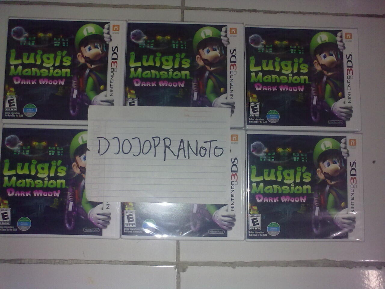 3DS Donkey Kong,S.Megami Soul Hacker,Lego City,Monster Hunter,Luigi Mansion,F Emblem