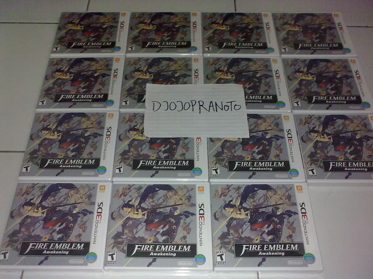 3DS Donkey Kong,S.Megami Soul Hacker,Lego City,Monster Hunter,Luigi Mansion,F Emblem