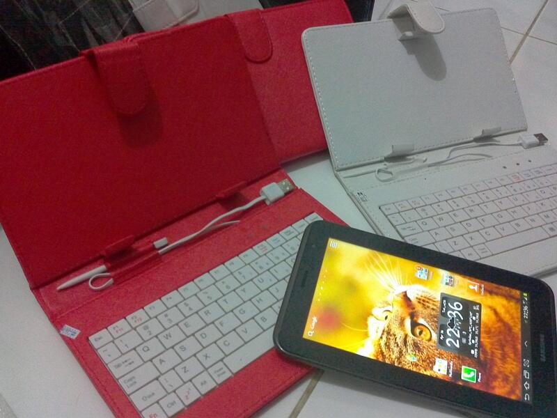 Keyboard Leather Case Ainol Aurora Flame Pixcom Smartfren GalaxyTab Vandroid Mediapad