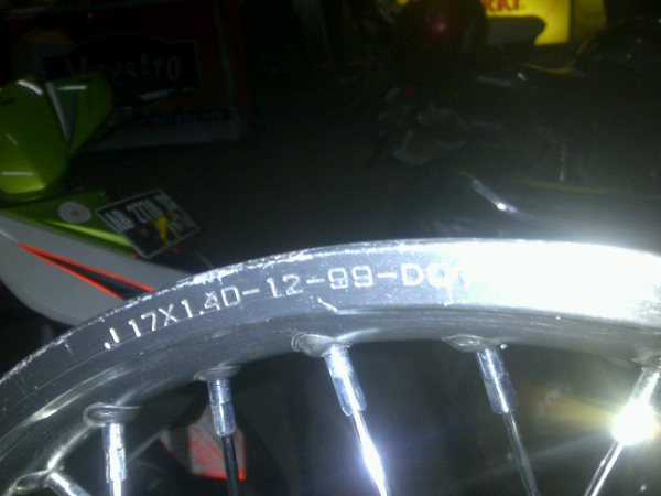 Velg TK + Tromol Depan Scorpio