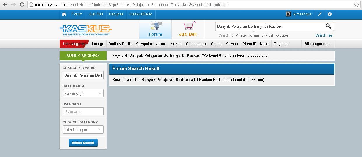 Banyak Pelajaran Berharga Di Kaskus