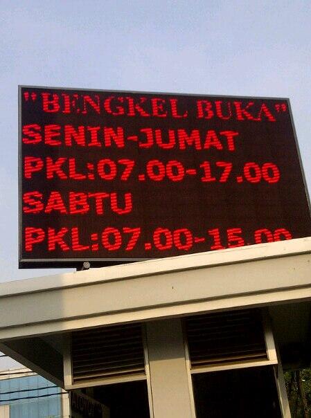 Running text / Videotron / Led screen / Media Screen / Moving sign / Display LED