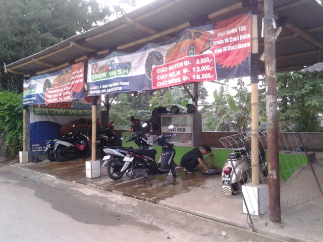 &#91; KERJASAMA&#93; STEAM MOTOR + CUCI HELM