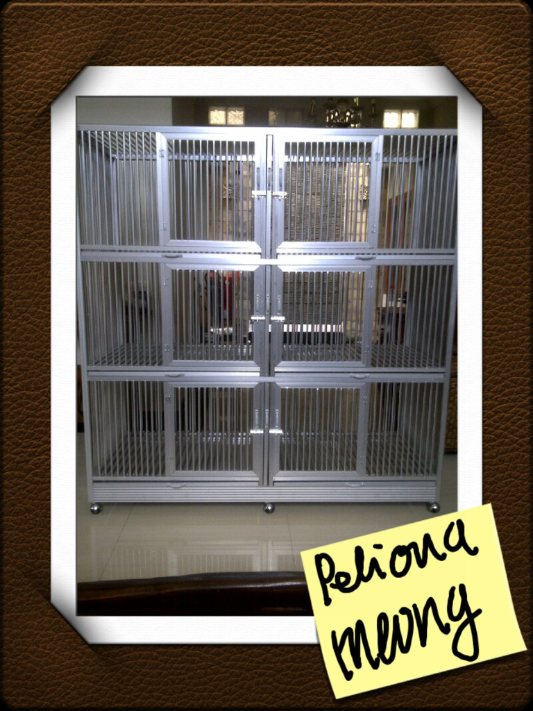 Kandang Alumunium Kucing & Anjing