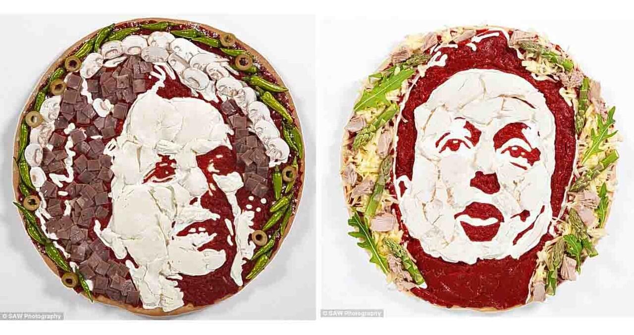 Pizza 'rasa' pemimpin dunia dan selebritis top (Galeri Foto)