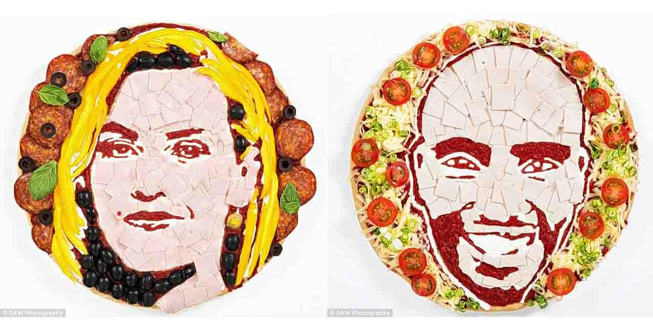 Pizza 'rasa' pemimpin dunia dan selebritis top (Galeri Foto)