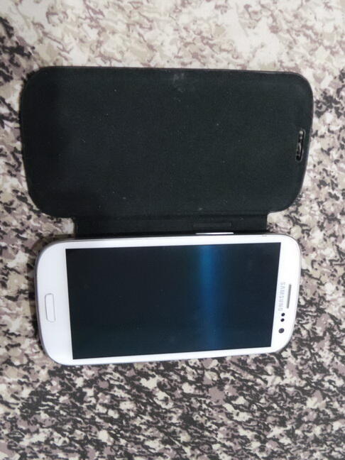 Jual Samsung Galaxy S3 (blue & white) second
