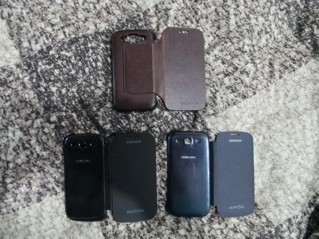 Jual Samsung Galaxy S3 (blue & white) second
