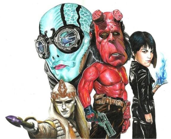 &#91;Karnaval karya&#93; karikartun drawing show