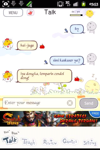 Simisimi seorang kaskuser