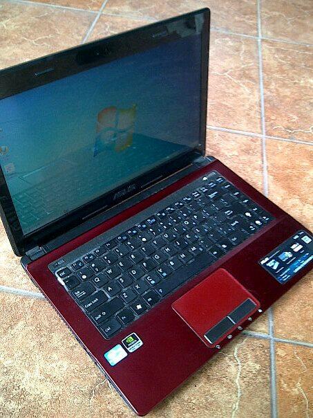 LAPTOP ASUS A43SJ i3 MERAH , GAMING , MULUS , GARANSI OKTOBER 2013