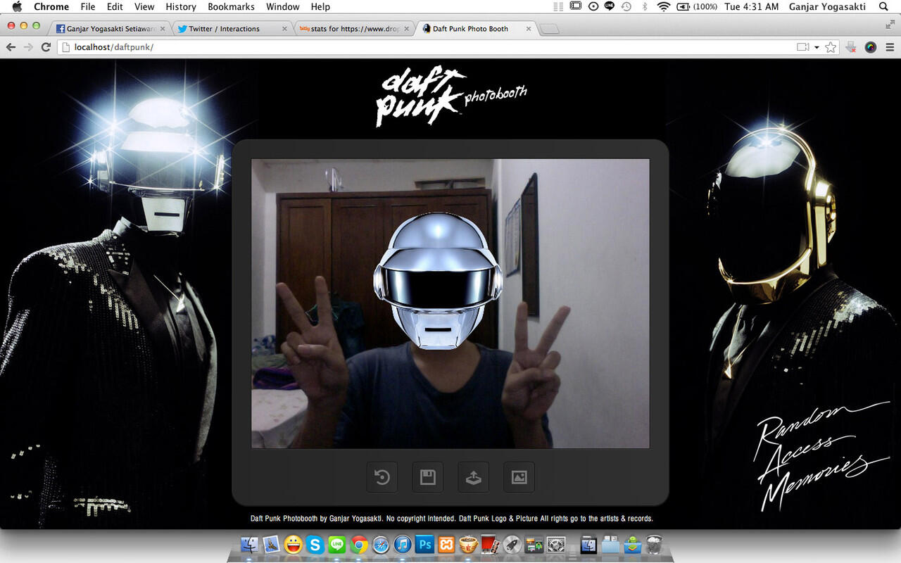 Agan2 yang suka Daft Punk masuk sini yaa..