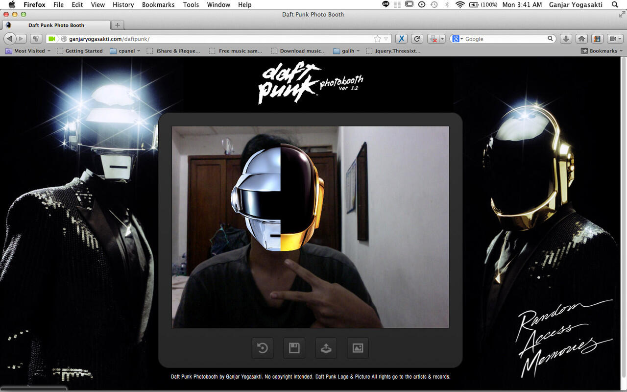 Agan2 yang suka Daft Punk masuk sini yaa..