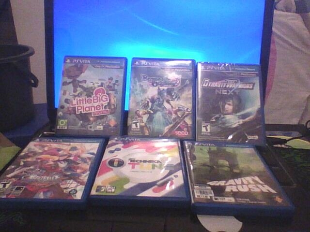 JUAL KASET PSVITA "Little Big Planet", "Gravity Rush", "DJMax Technica Tune" dkk