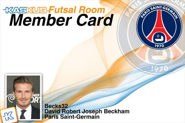 REGISTRASI ID Card member Futsal Room