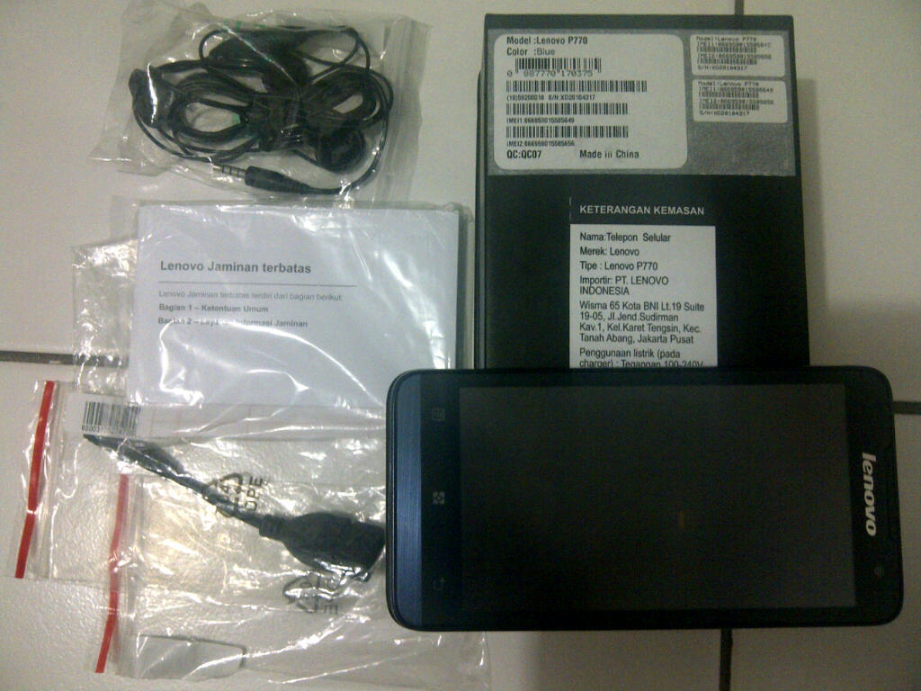 Lenovo P770 Baru