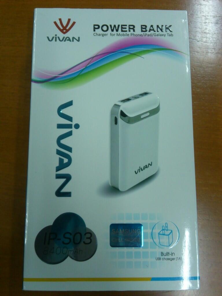 WTS: POWER BANK VIVAN IP-SO3 8400 mAh MURAH !!! >> 425.000 aja