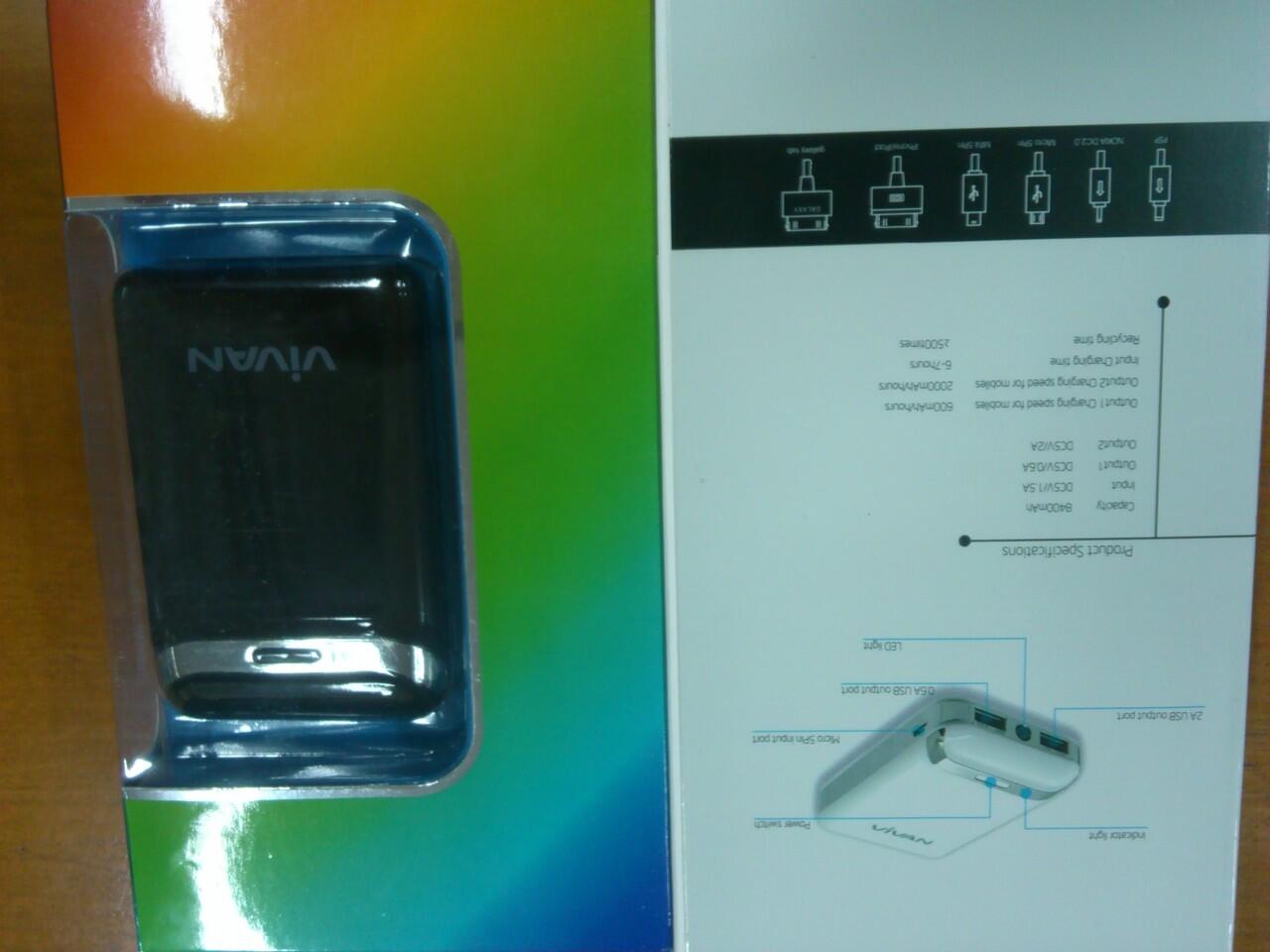 WTS: POWER BANK VIVAN IP-SO3 8400 mAh MURAH !!! >> 425.000 aja