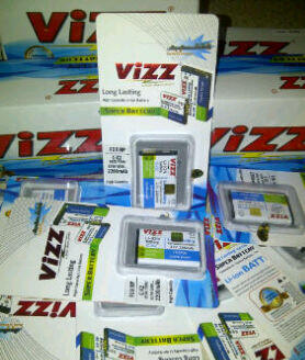 Baterai Dobel Power Vizz Ready Semua Tipe Blackberry Nokia Soner Samsung