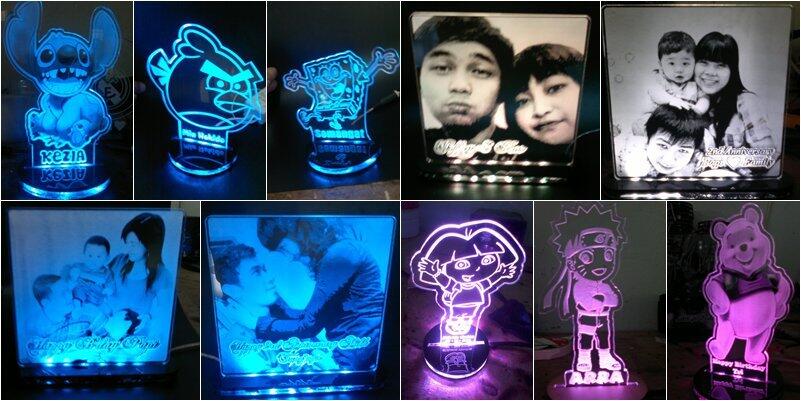 ★★★Lampu Hias, Lampu Tidur, Foto Hias, Souvenir, Hadiah Ulang Tahun, Bingkisan★★★