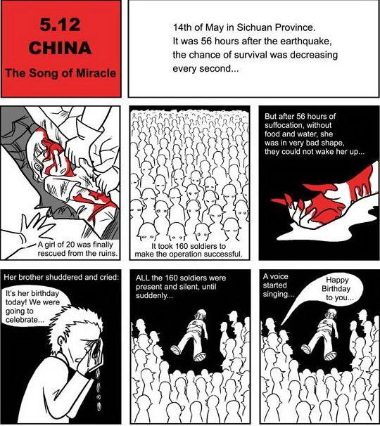 Komik Gempa Bumi dari China