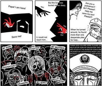 Komik Gempa Bumi dari China