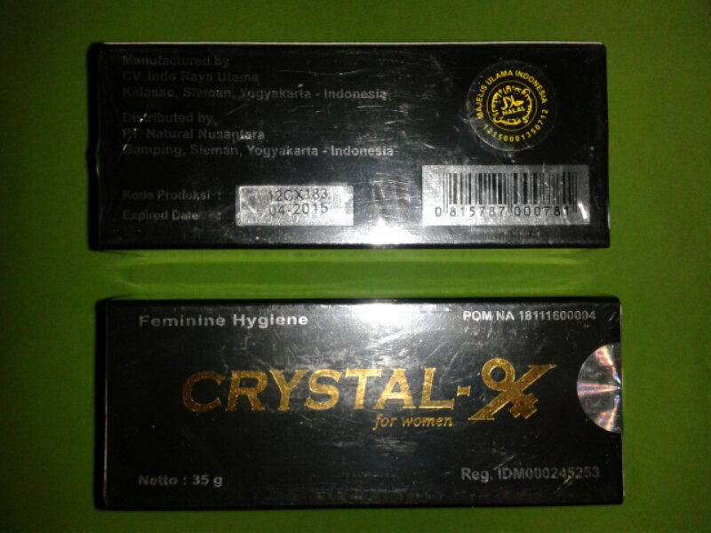 CRISTAL-X → Mencegah Sekaligus Mengobati Masalah Kewanitaan