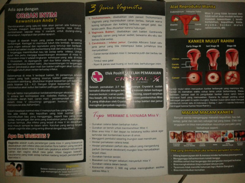 CRISTAL-X → Mencegah Sekaligus Mengobati Masalah Kewanitaan