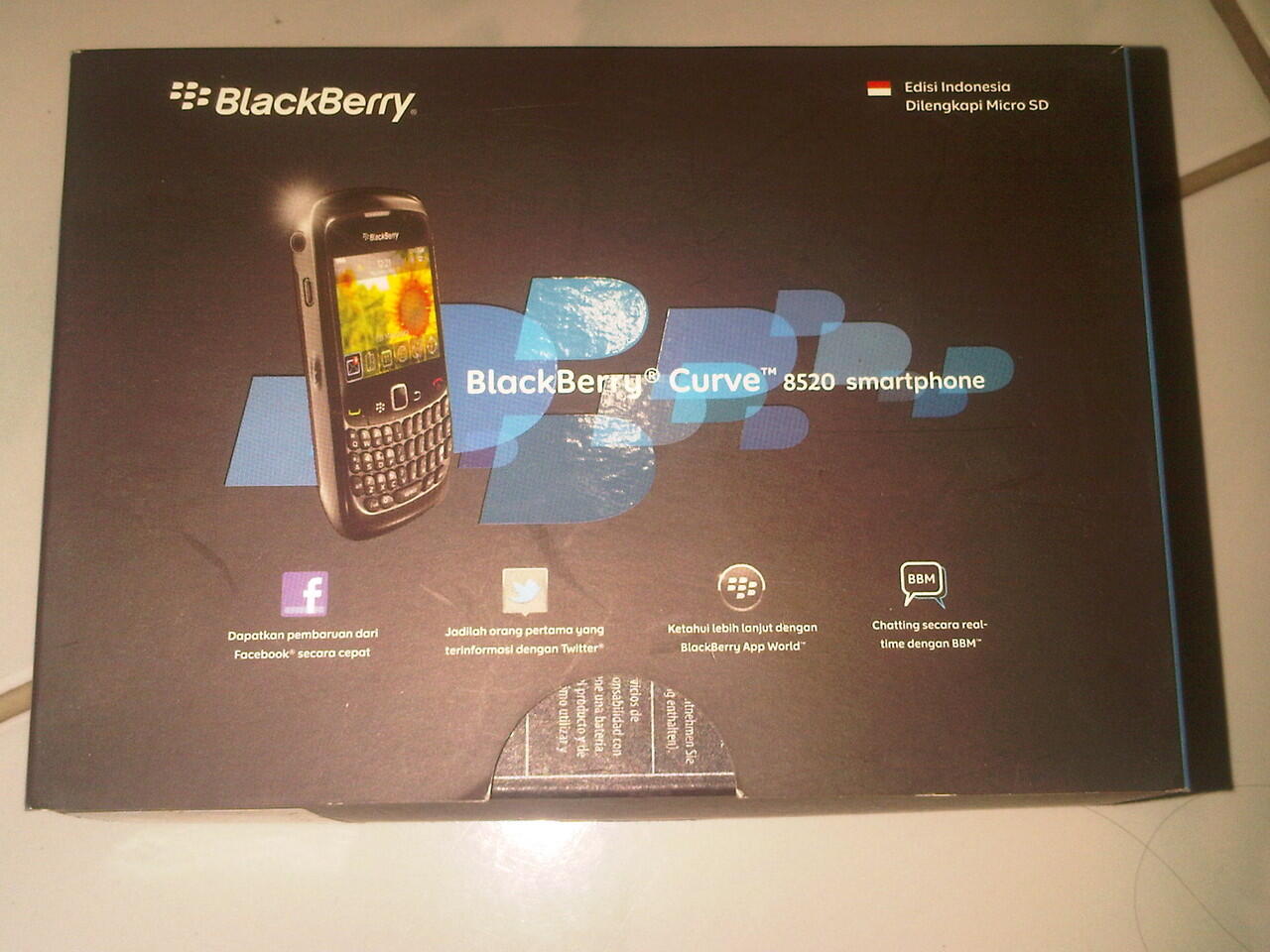 BB GEMINI 8520 white masih garansi 10 bln comtect
