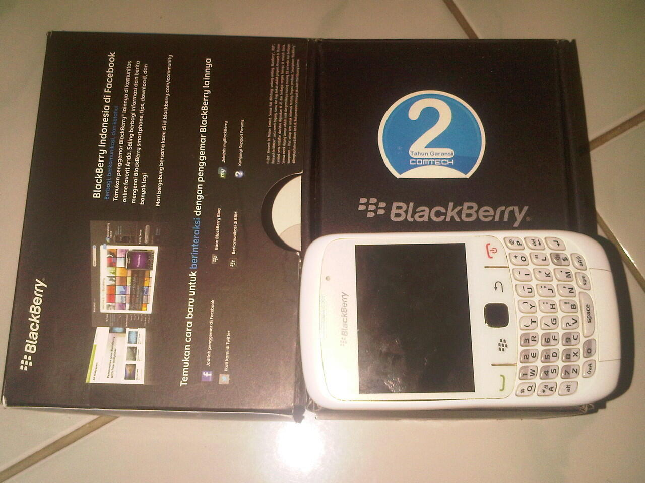 BB GEMINI 8520 white masih garansi 10 bln comtect