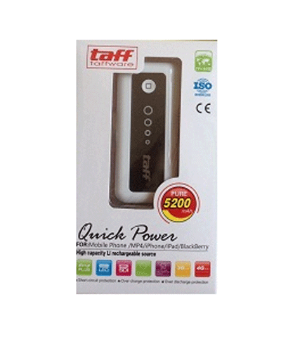 Taff Power Bank 5200mAh for Smartphone