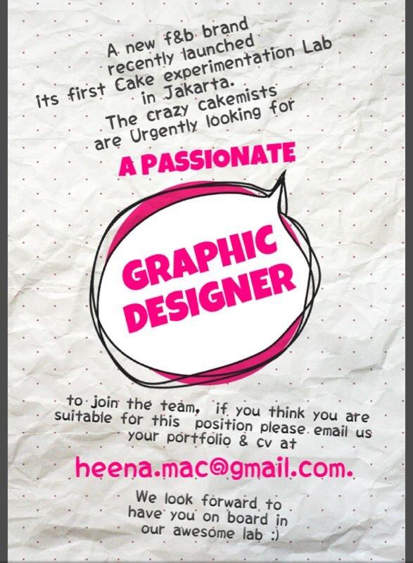 Lowongan Kerja : Full Time Graphic Designer