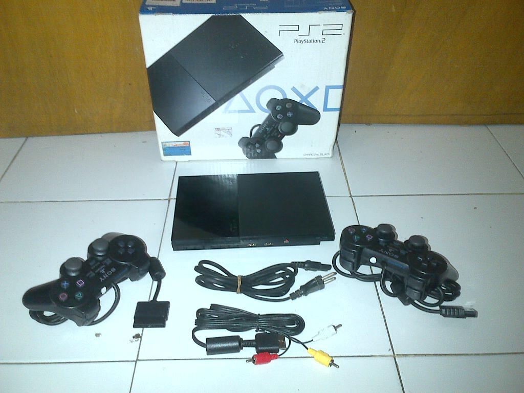 PS2 SLIM SERI 90006 (mulus komplit segel)