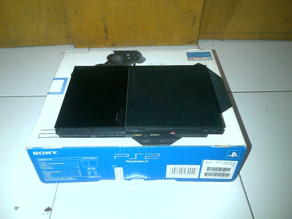PS2 SLIM SERI 90006 (mulus komplit segel)