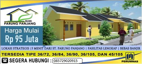 RUMAH FLPP MURAH KPR FLAT 7.25% BOGOR