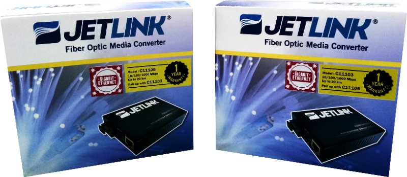 Fiber Optik Media Converter - Fast Ethernet dan Gigabit
