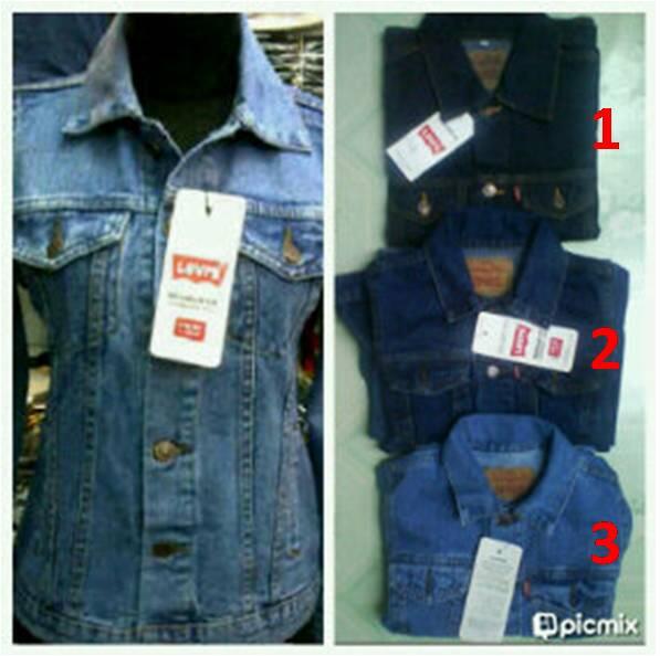 Cari Jaket  Jeans Denim Levis  Wrangler Hoodie Cowok Cewek 