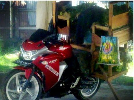 Di Jayapura, Honda CBR250R untuk Jualan Sayur