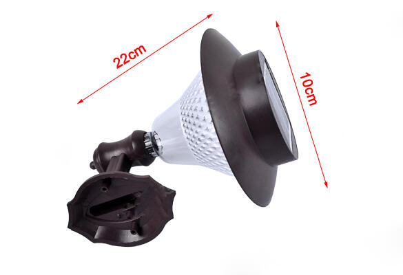 Lampu Dinding Tenaga Surya : 12 LED Solar Powered Outdoor Lamp Garden Pathway Wall