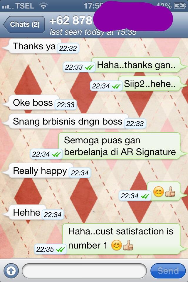 Testimonial AR Signature Product
