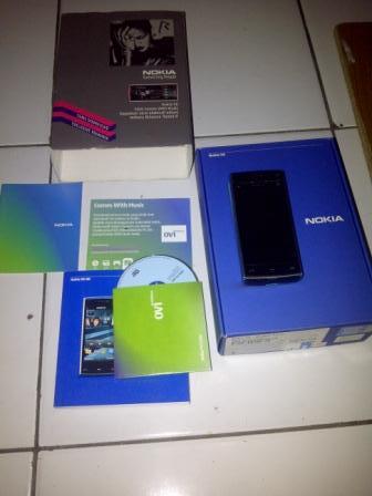 Jual santai nokia x6 8Gb azure/mulus murah fullset
