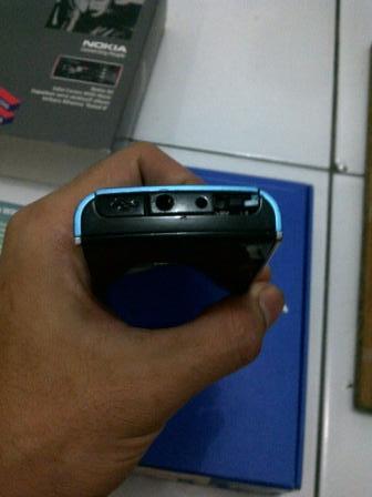Jual santai nokia x6 8Gb azure/mulus murah fullset