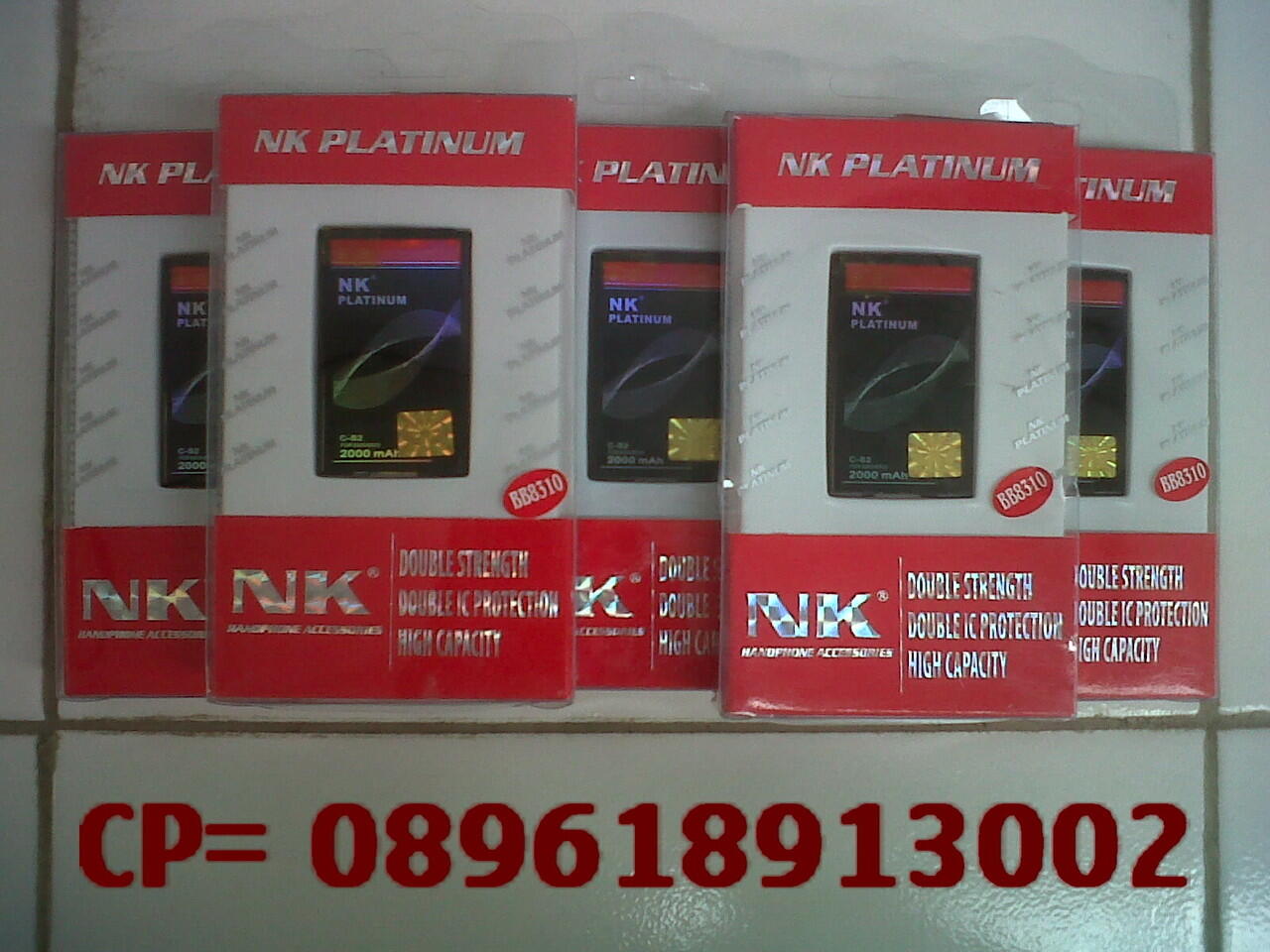 jual batre 2.000mah merk NK Platinum BB8520/8530 solo