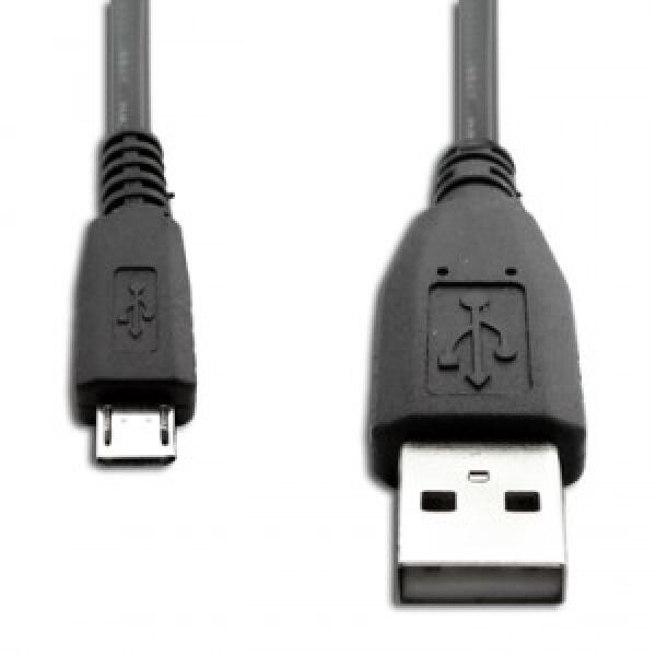 Universal Originial Micro USB to USB Charge/ Sync Data Cable (Black-White)