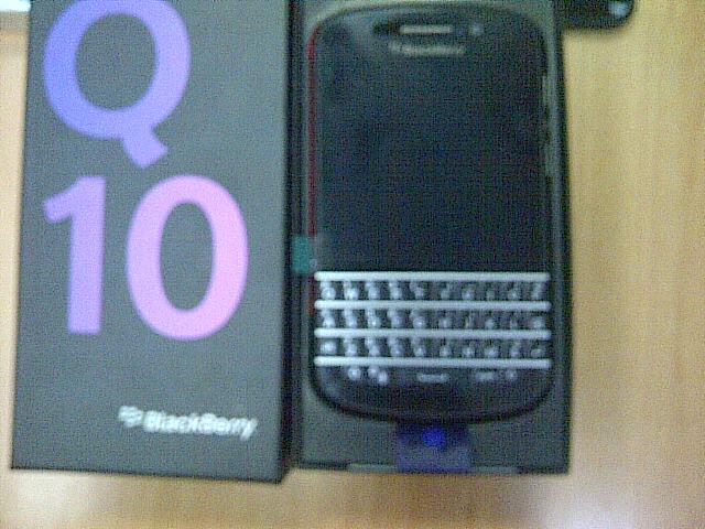 jual BNIB new BB Q10 grs black