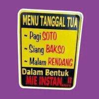 Menu Tanggal Tua (Ngakak di tanggal muda)