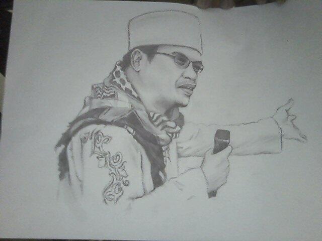 &#91;Karnaval Karya&#93; Sketsa sederhana Ustadz Jefri Al Buchori Karya Ane gan!