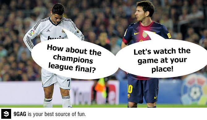 When Ronaldo Talks To Messi....