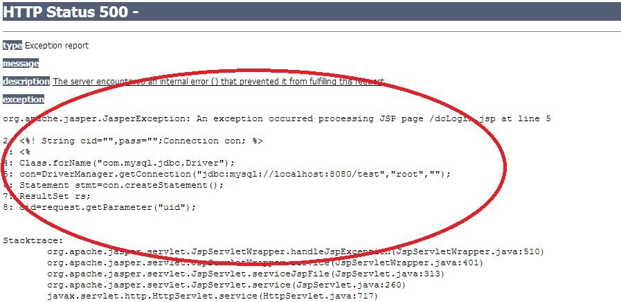 &lt;ask&gt;&lt;help&gt;error di Java server page(JSP)